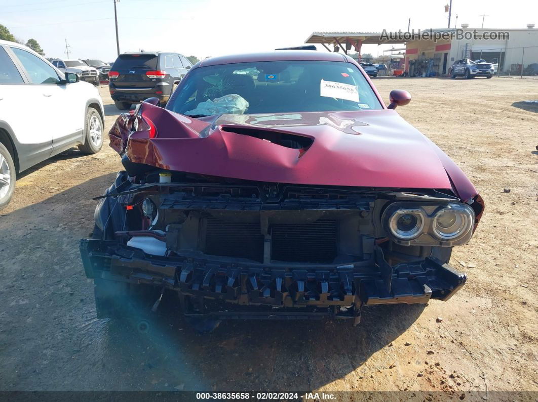 2022 Dodge Challenger R/t Burgundy vin: 2C3CDZBT0NH113421