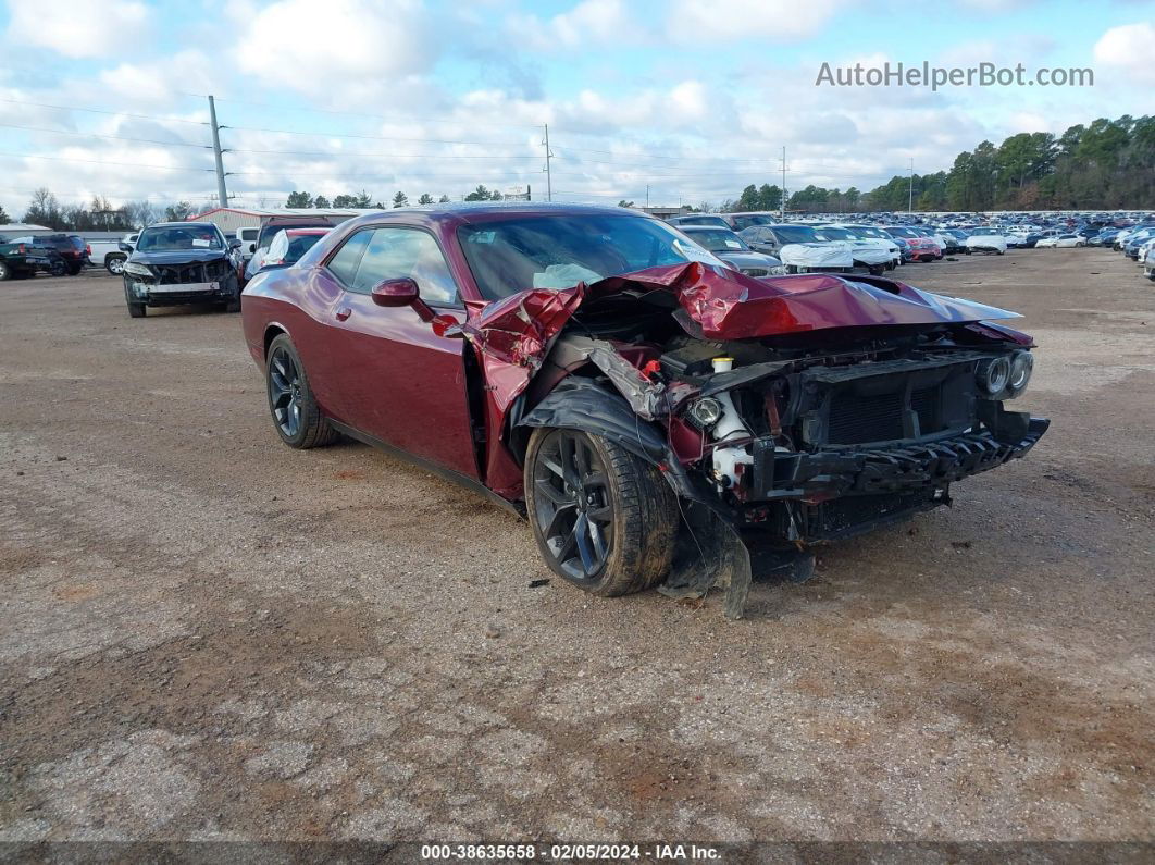 2022 Dodge Challenger R/t Burgundy vin: 2C3CDZBT0NH113421