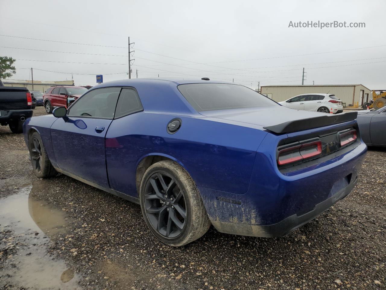 2022 Dodge Challenger R/t Blue vin: 2C3CDZBT0NH128355