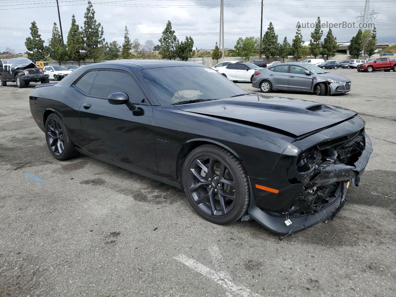 2022 Dodge Challenger R/t Black vin: 2C3CDZBT0NH155720