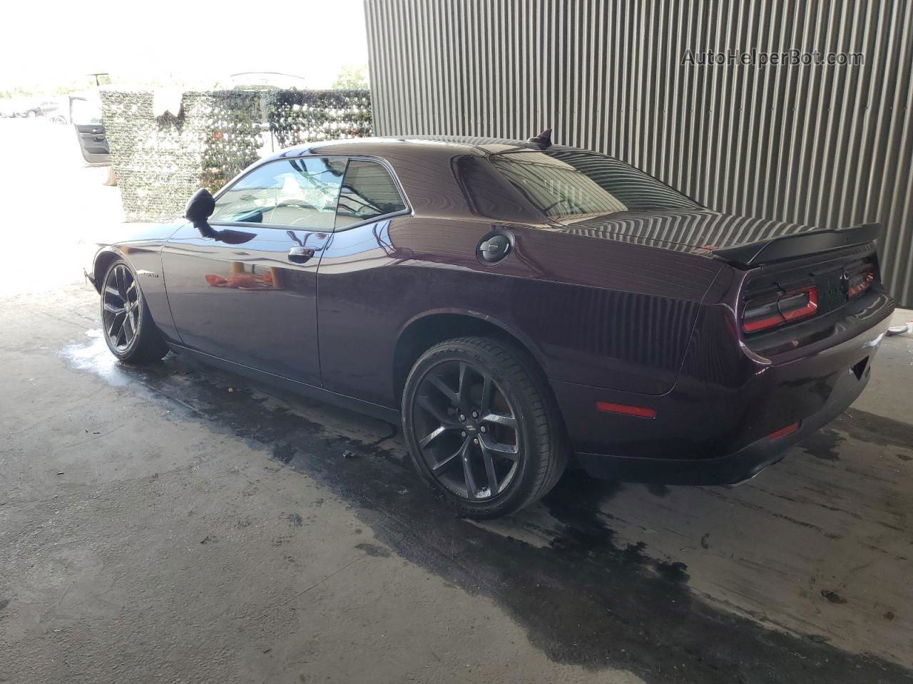 2022 Dodge Challenger R/t Purple vin: 2C3CDZBT0NH233915