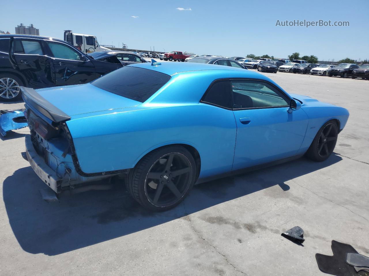 2016 Dodge Challenger R/t Синий vin: 2C3CDZBT1GH120445