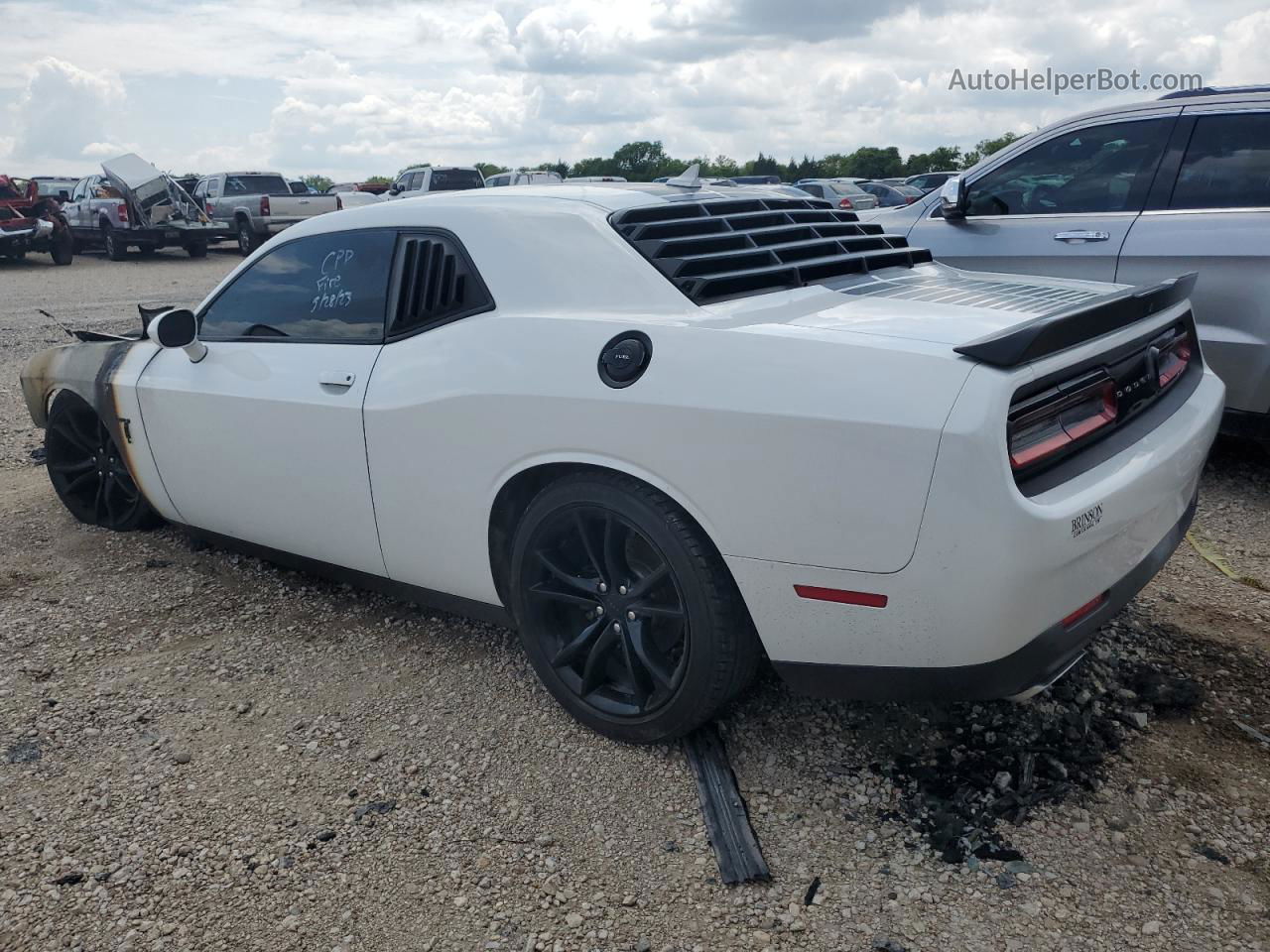 2016 Dodge Challenger R/t Белый vin: 2C3CDZBT1GH257045