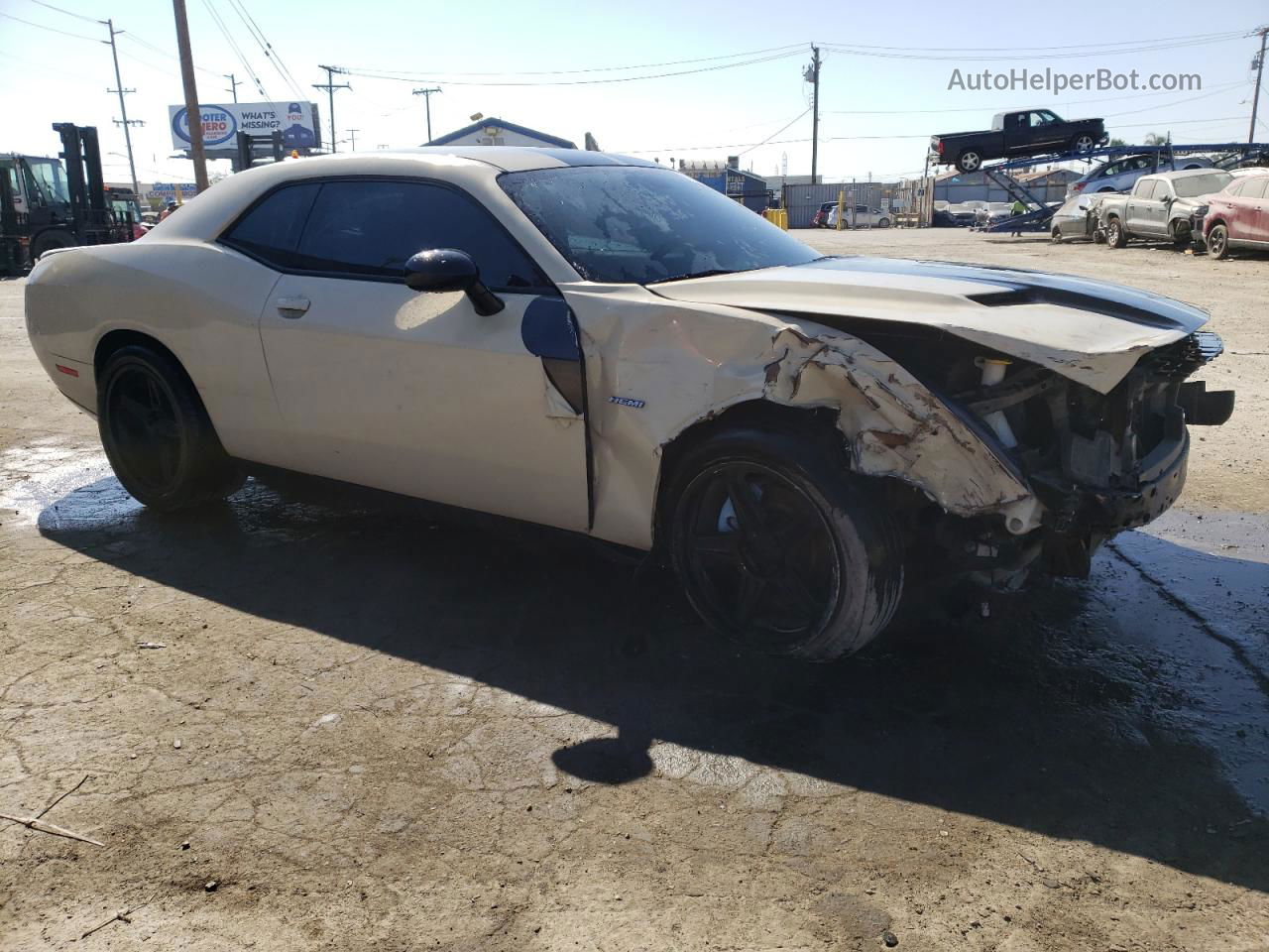 2016 Dodge Challenger R/t Beige vin: 2C3CDZBT1GH332200