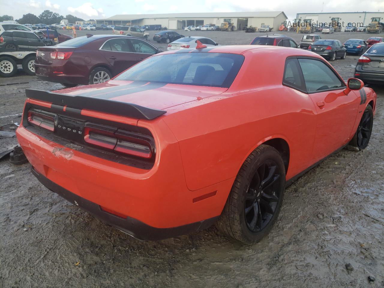 2017 Dodge Challenger R/t Orange vin: 2C3CDZBT1HH532348