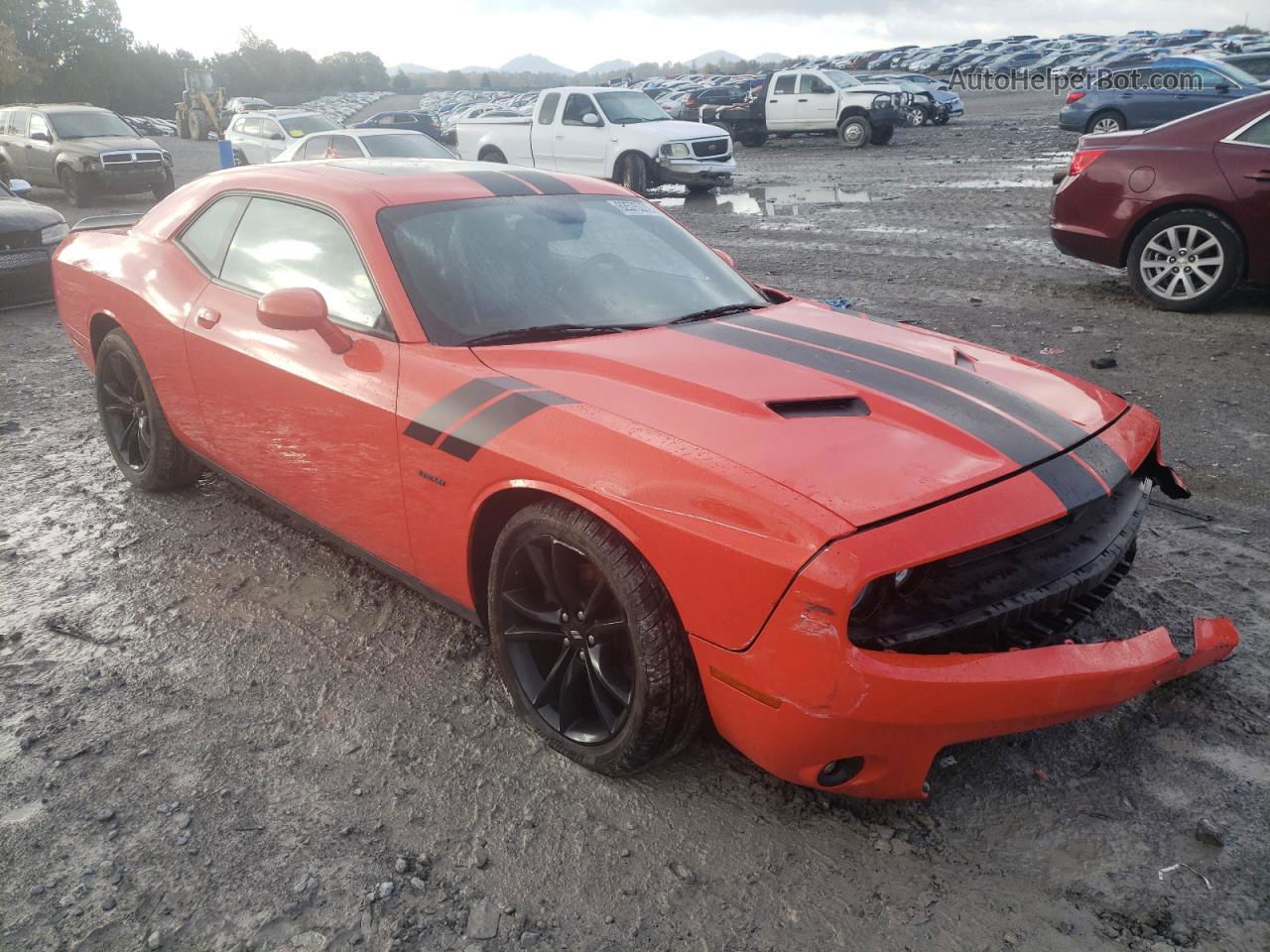 2017 Dodge Challenger R/t Orange vin: 2C3CDZBT1HH532348