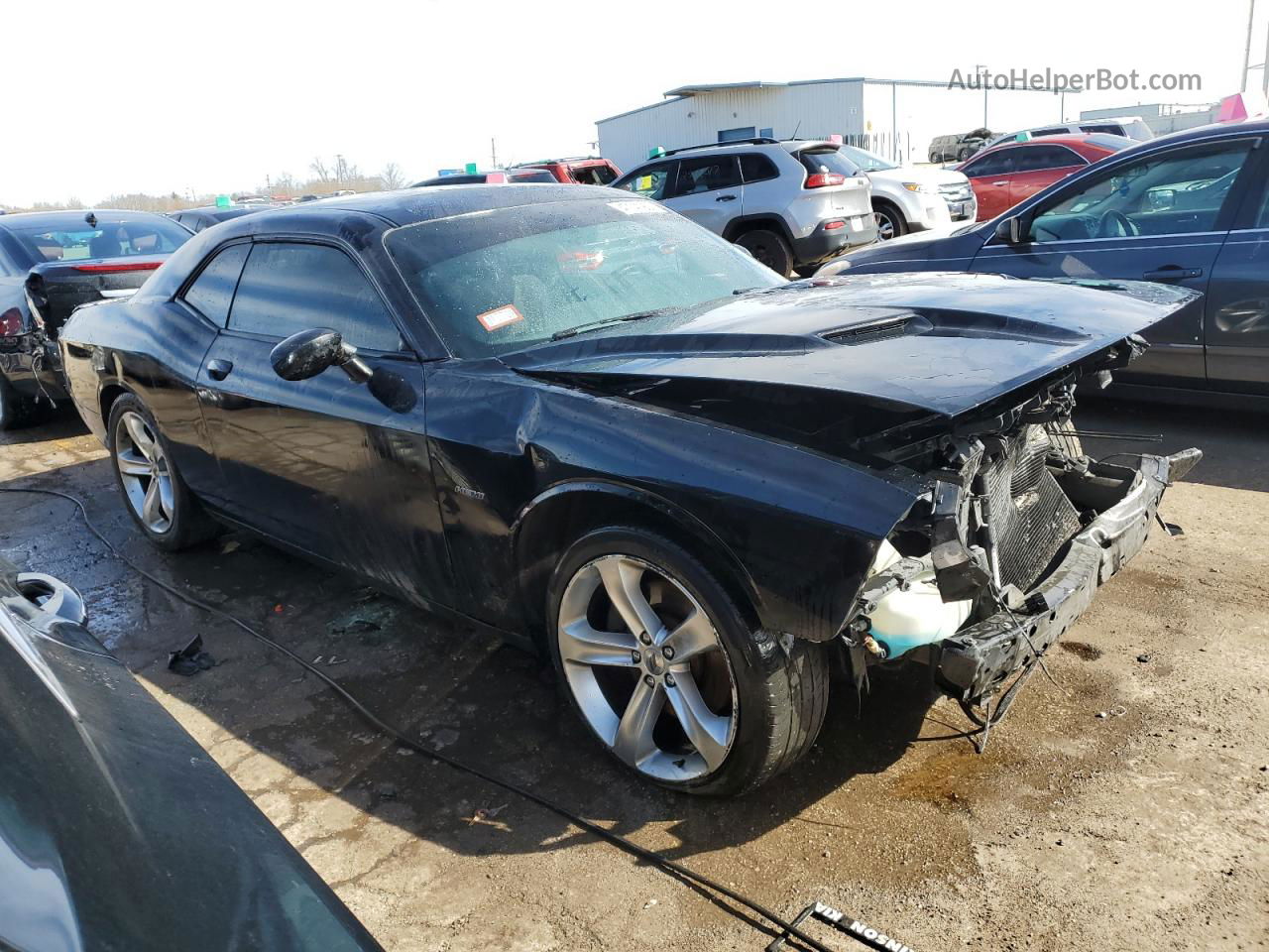 2017 Dodge Challenger R/t Black vin: 2C3CDZBT1HH587401