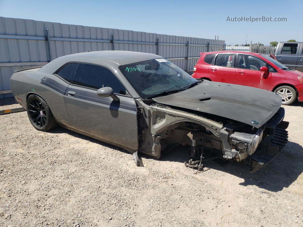 2017 Dodge Challenger R/t Серый vin: 2C3CDZBT1HH589049