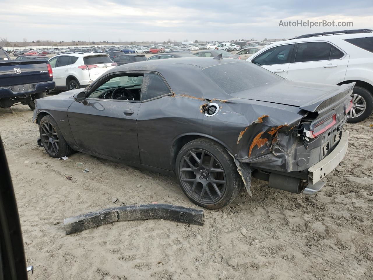 2017 Dodge Challenger R/t Gray vin: 2C3CDZBT1HH627234