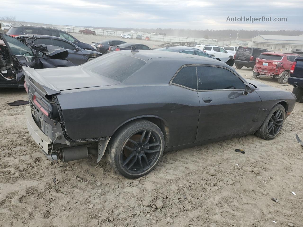 2017 Dodge Challenger R/t Gray vin: 2C3CDZBT1HH627234