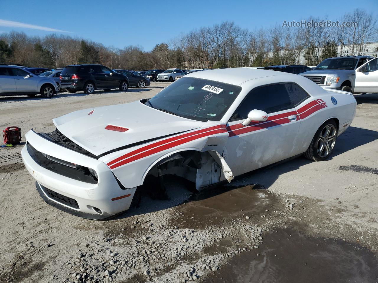 2017 Dodge Challenger R/t Белый vin: 2C3CDZBT1HH659178