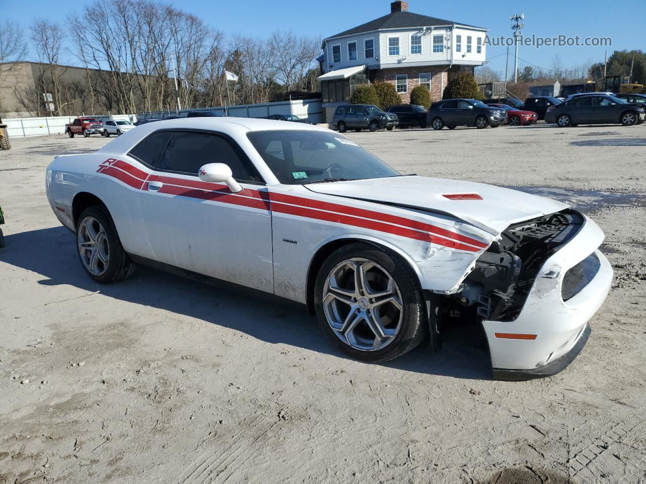 2017 Dodge Challenger R/t White vin: 2C3CDZBT1HH659178