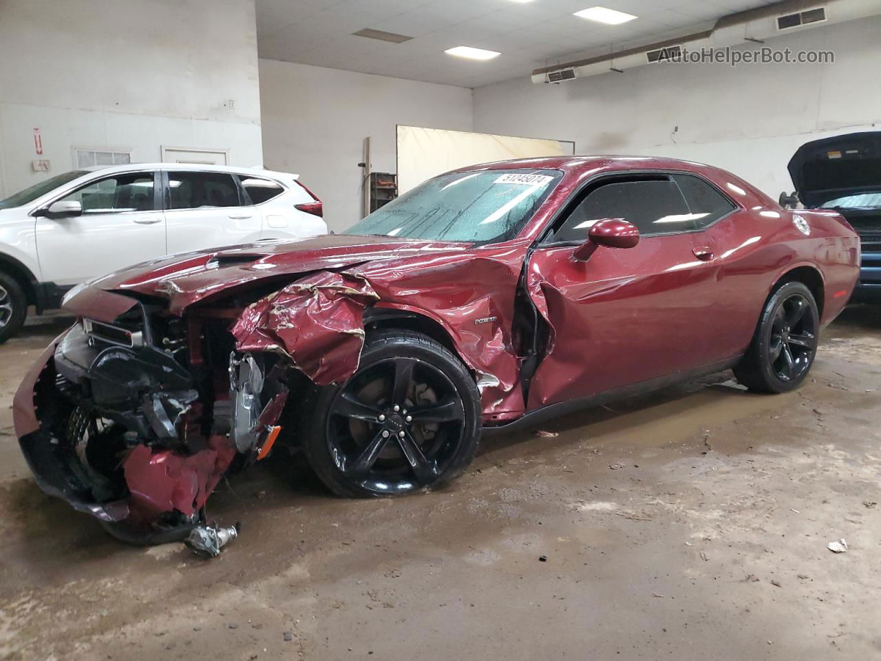 2018 Dodge Challenger R/t Maroon vin: 2C3CDZBT1JH259790