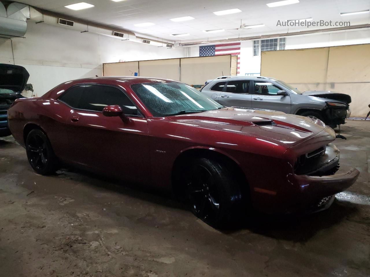 2018 Dodge Challenger R/t Maroon vin: 2C3CDZBT1JH259790