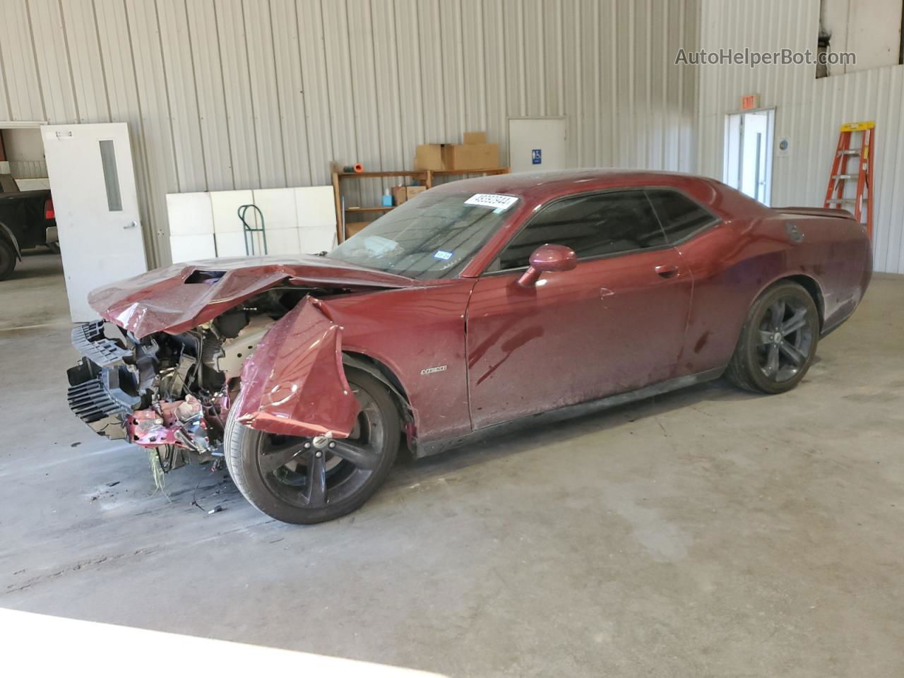 2018 Dodge Challenger R/t Maroon vin: 2C3CDZBT1JH269316