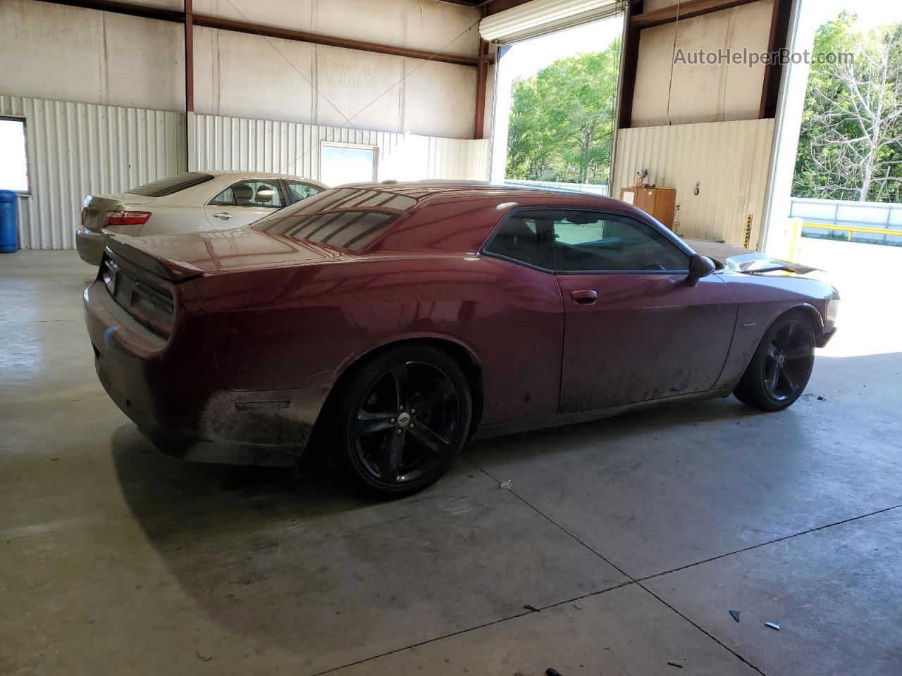 2018 Dodge Challenger R/t Maroon vin: 2C3CDZBT1JH269316