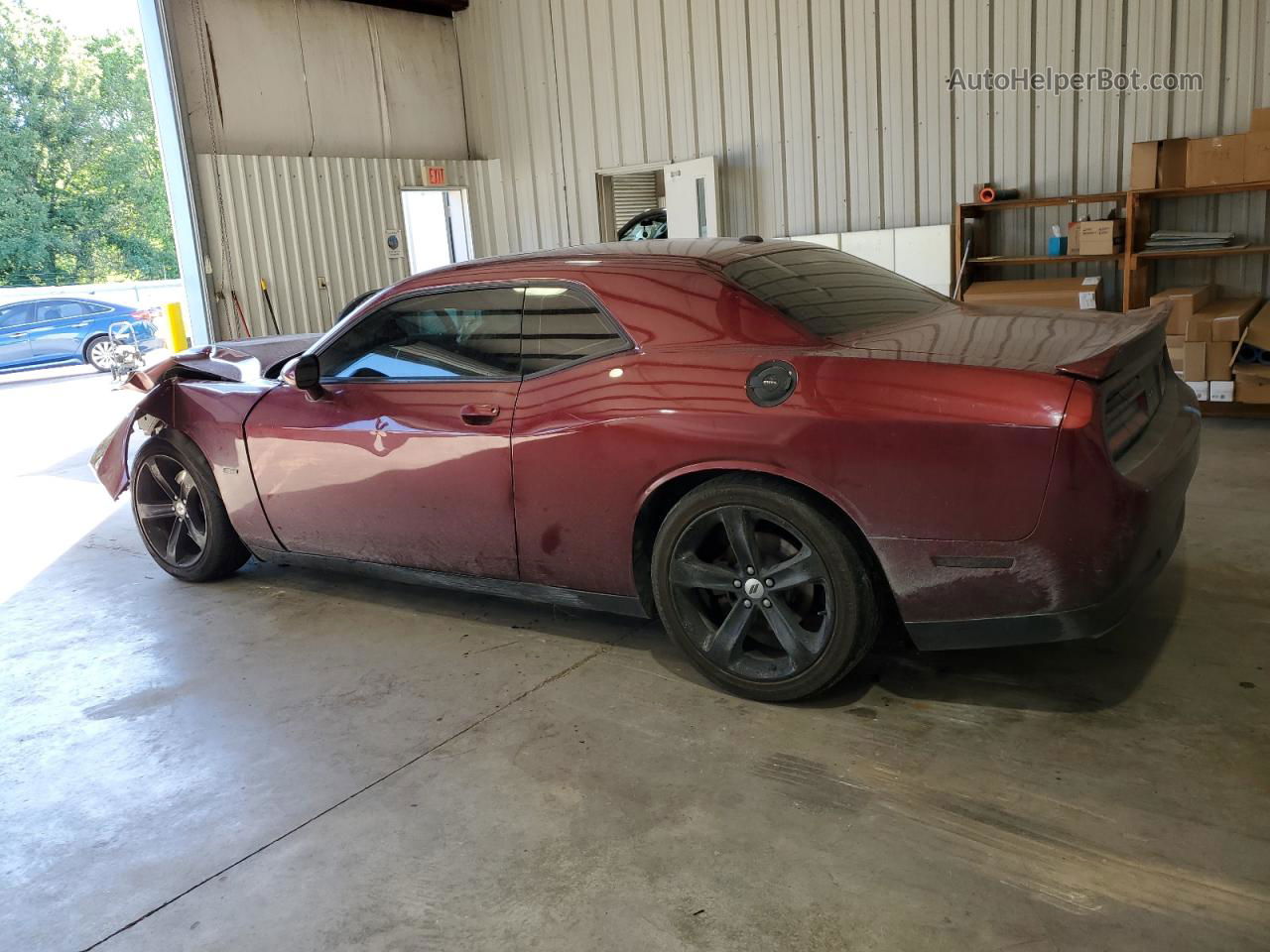 2018 Dodge Challenger R/t Maroon vin: 2C3CDZBT1JH269316