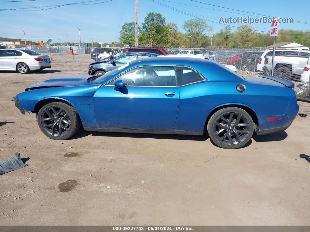 2022 Dodge Challenger R/t Blue vin: 2C3CDZBT1NH180092