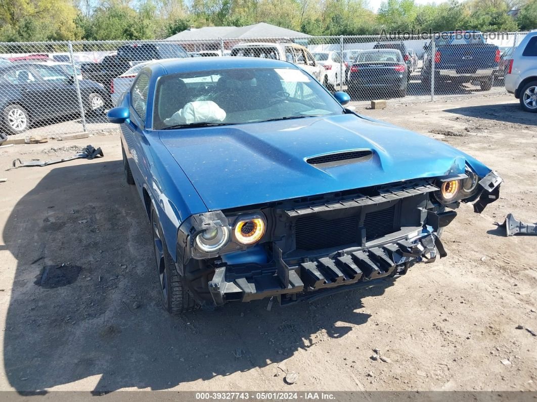 2022 Dodge Challenger R/t Blue vin: 2C3CDZBT1NH180092