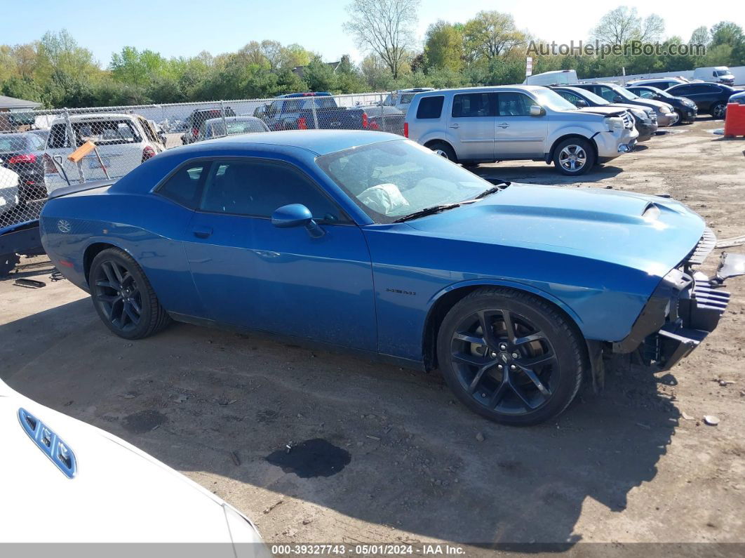 2022 Dodge Challenger R/t Blue vin: 2C3CDZBT1NH180092