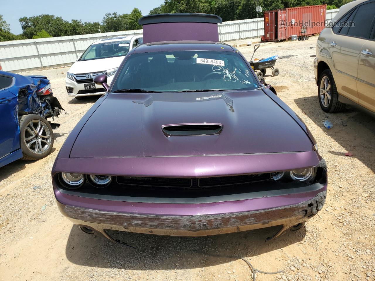 2022 Dodge Challenger R/t Purple vin: 2C3CDZBT1NH233843