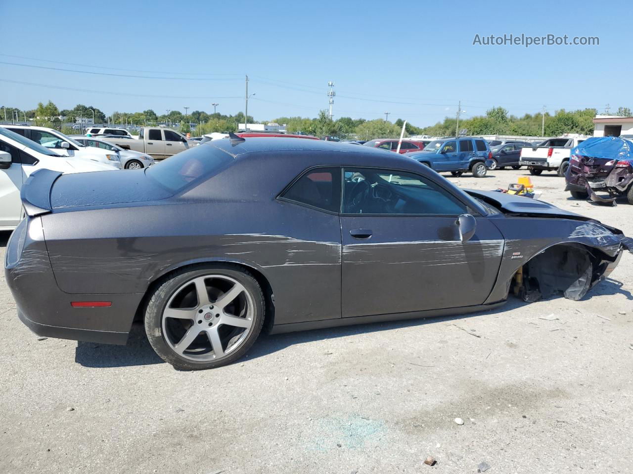 2015 Dodge Challenger Sxt Plus Gray vin: 2C3CDZBT2FH722883