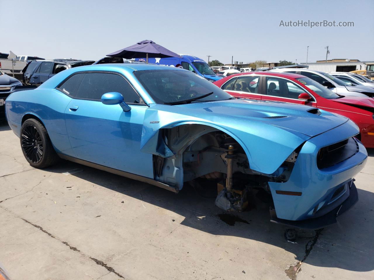 2015 Dodge Challenger Sxt Plus Blue vin: 2C3CDZBT2FH913932