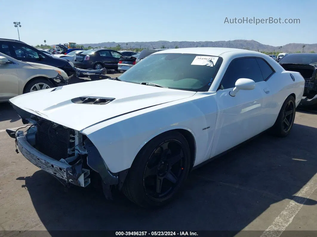 2017 Dodge Challenger R/t White vin: 2C3CDZBT2HH513937