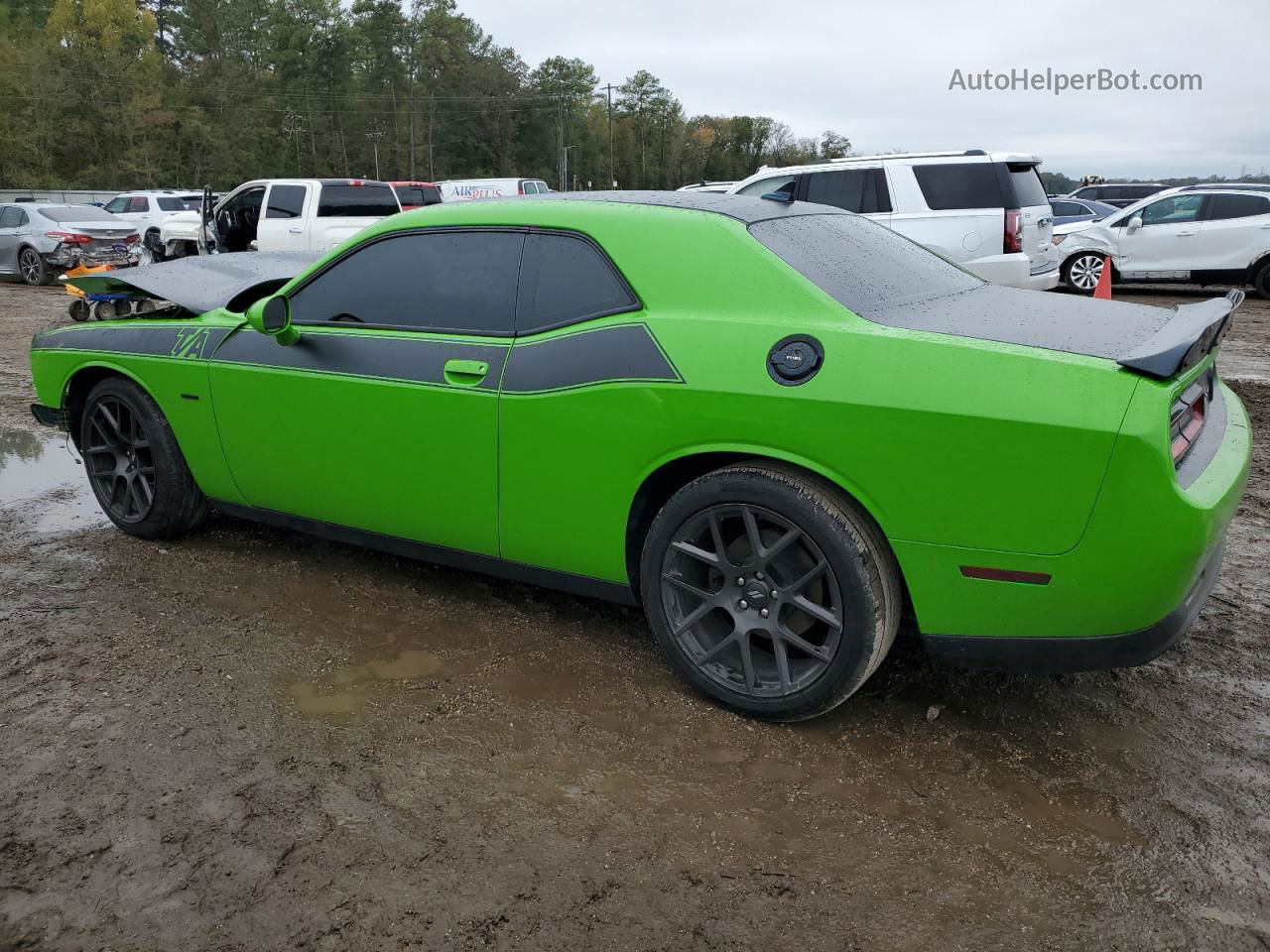 2017 Dodge Challenger R/t Зеленый vin: 2C3CDZBT2HH565861