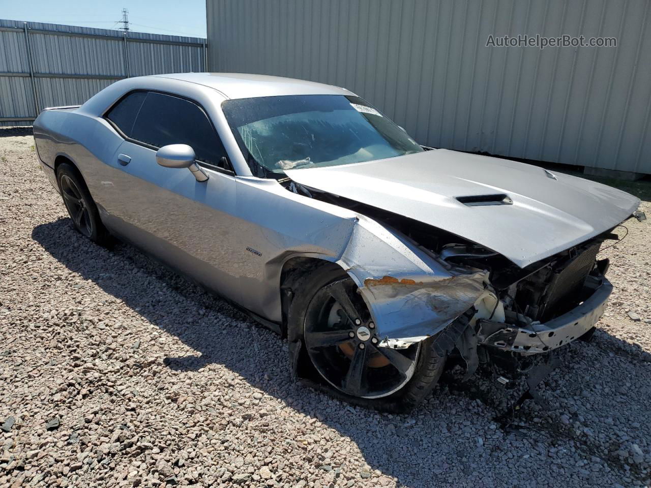 2017 Dodge Challenger R/t Silver vin: 2C3CDZBT2HH568288