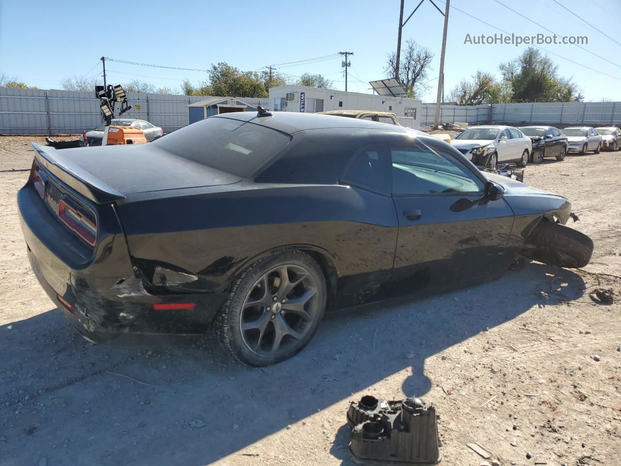 2017 Dodge Challenger R/t Black vin: 2C3CDZBT2HH574334