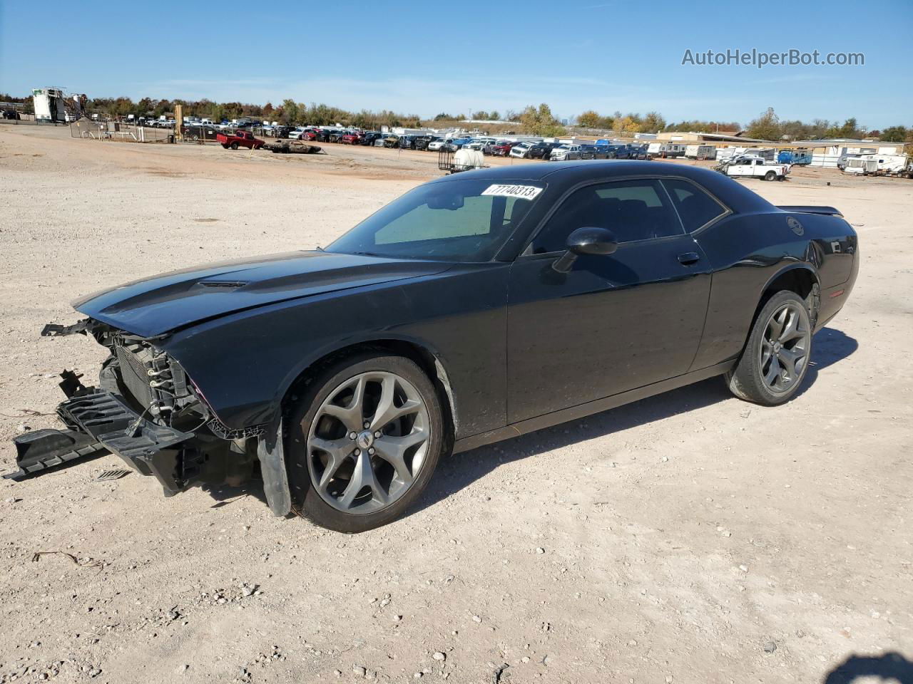 2017 Dodge Challenger R/t Black vin: 2C3CDZBT2HH574334