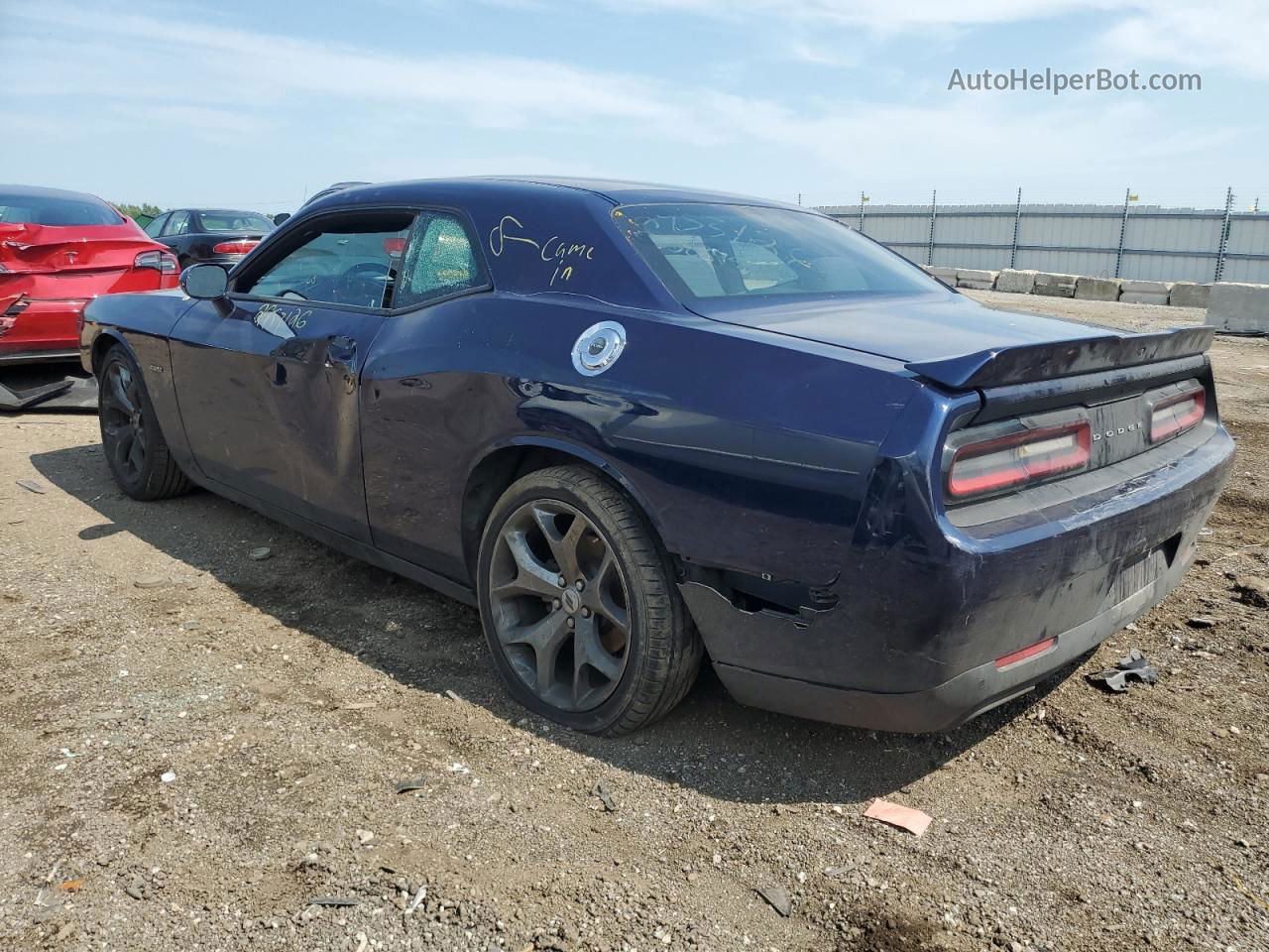 2017 Dodge Challenger R/t Blue vin: 2C3CDZBT2HH580862