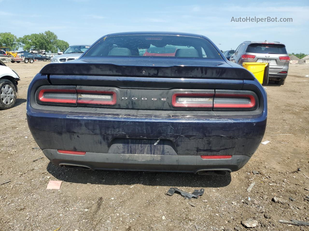 2017 Dodge Challenger R/t Синий vin: 2C3CDZBT2HH580862