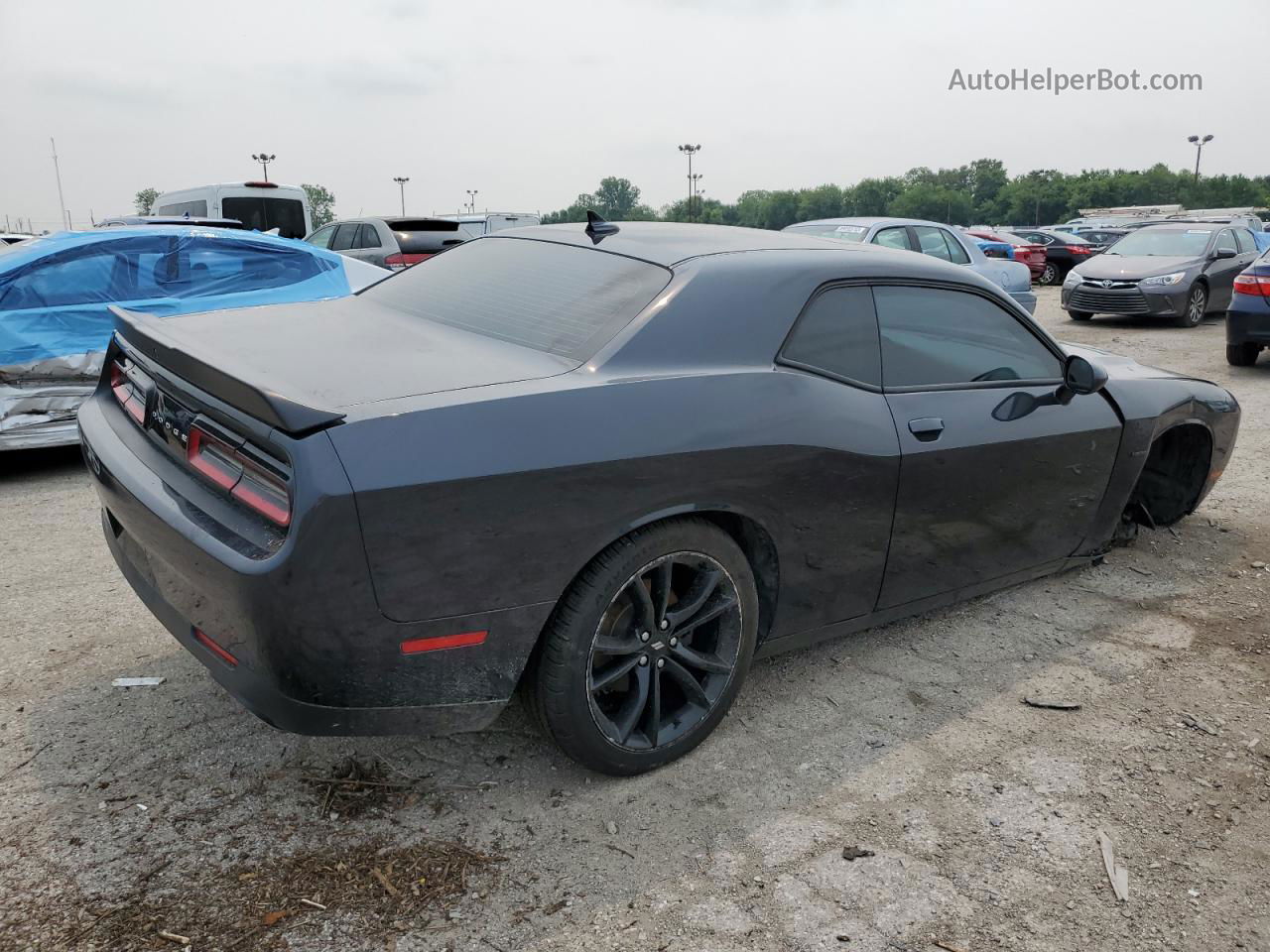 2017 Dodge Challenger R/t Черный vin: 2C3CDZBT2HH604805