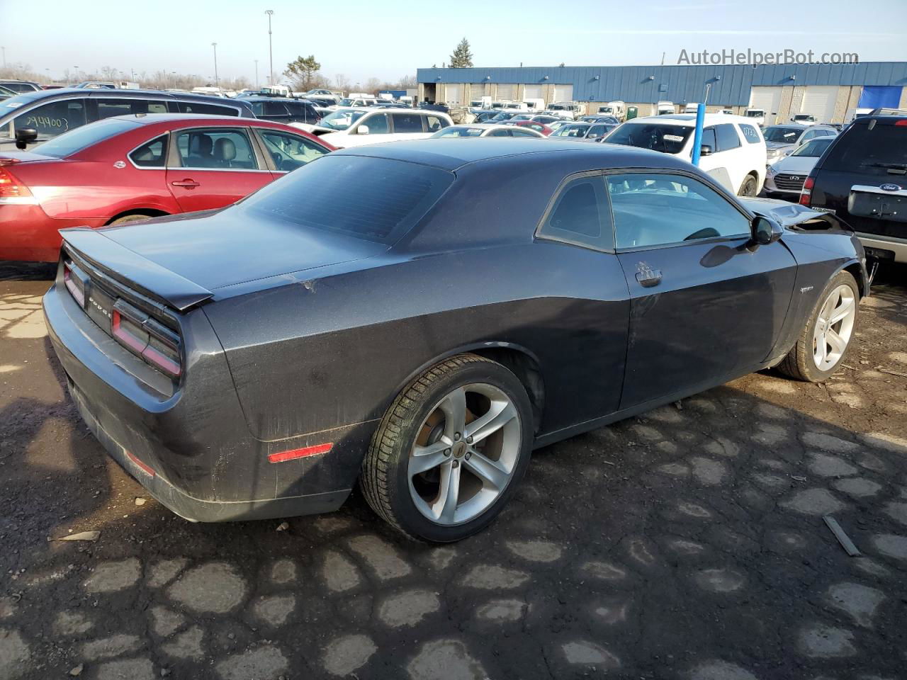 2017 Dodge Challenger R/t Черный vin: 2C3CDZBT2HH655883