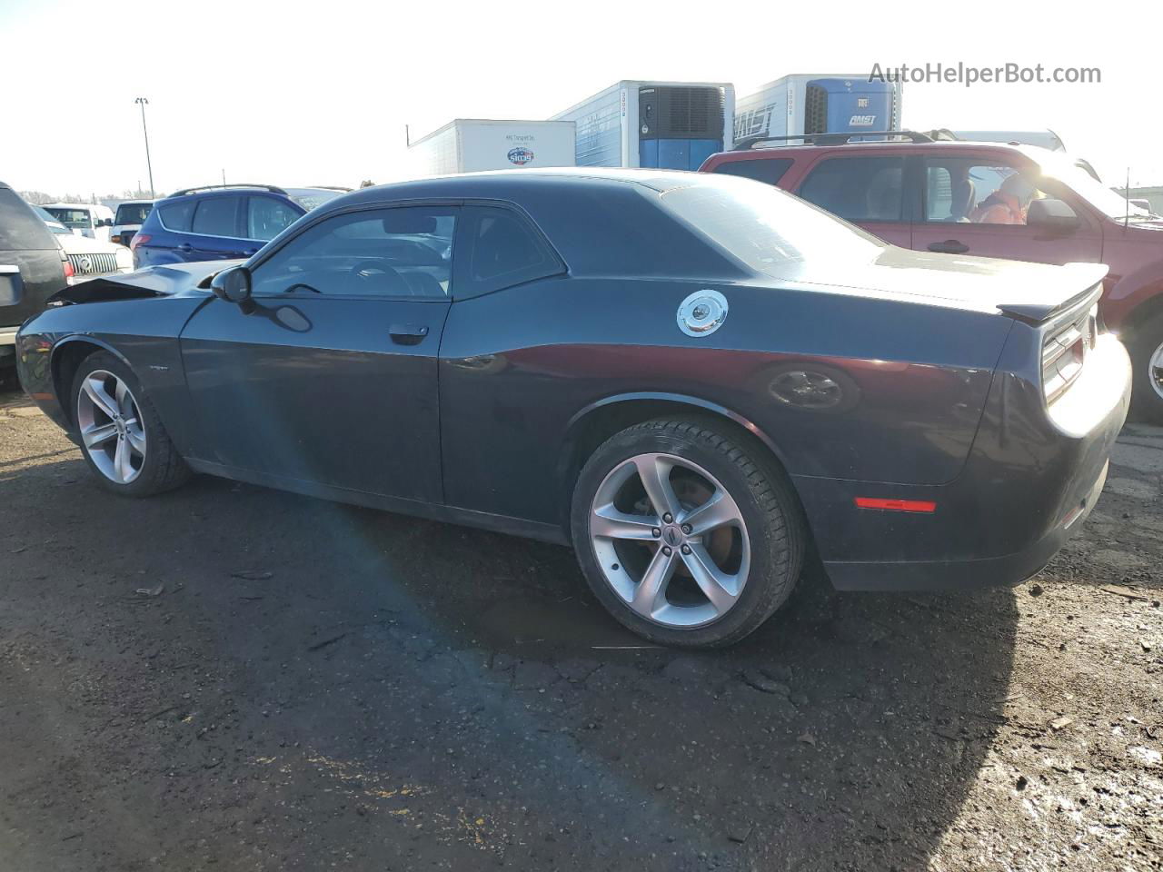 2017 Dodge Challenger R/t Черный vin: 2C3CDZBT2HH655883