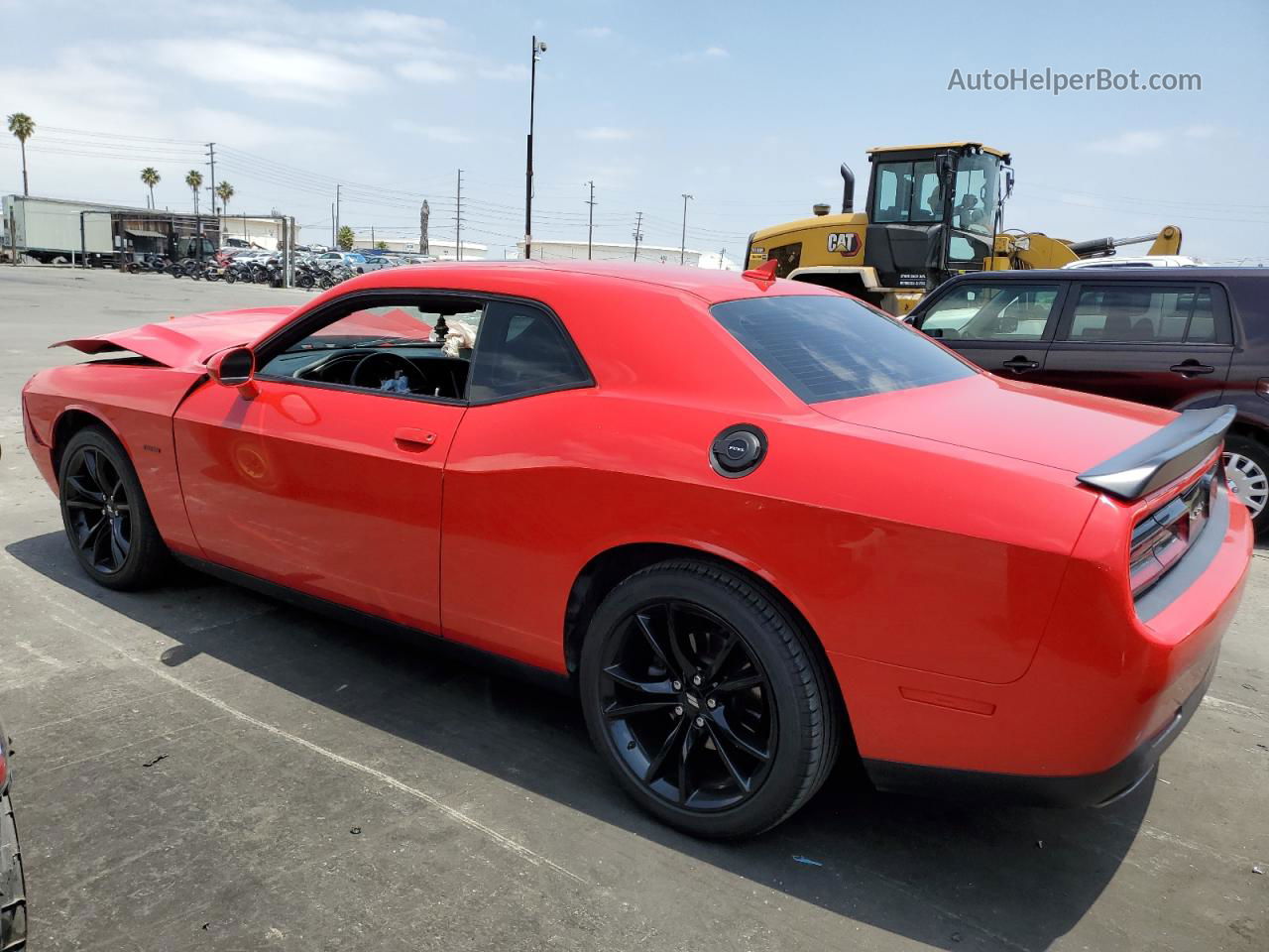 2018 Dodge Challenger R/t Red vin: 2C3CDZBT2JH116623