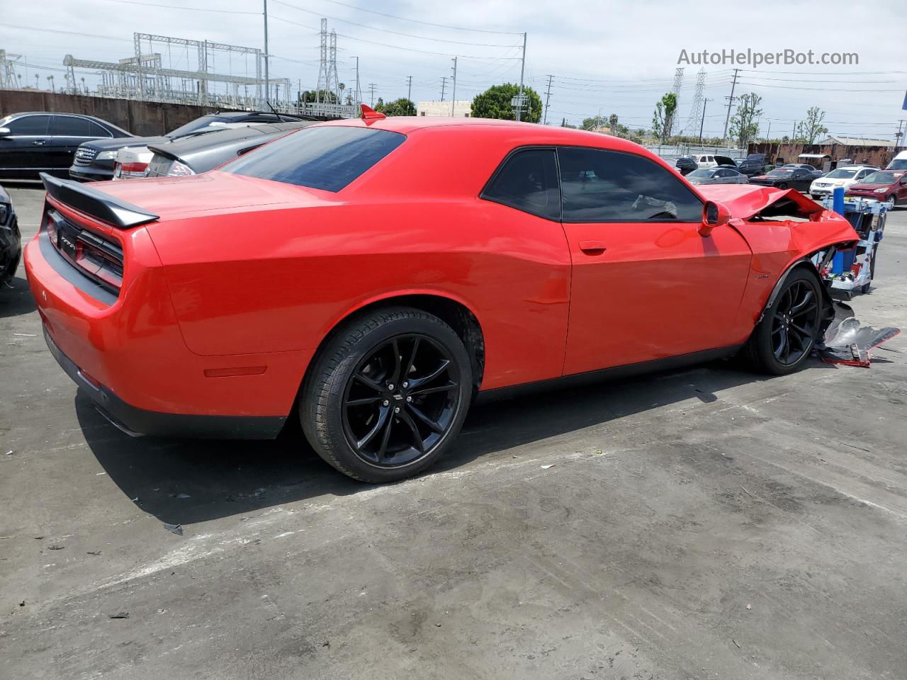 2018 Dodge Challenger R/t Red vin: 2C3CDZBT2JH116623