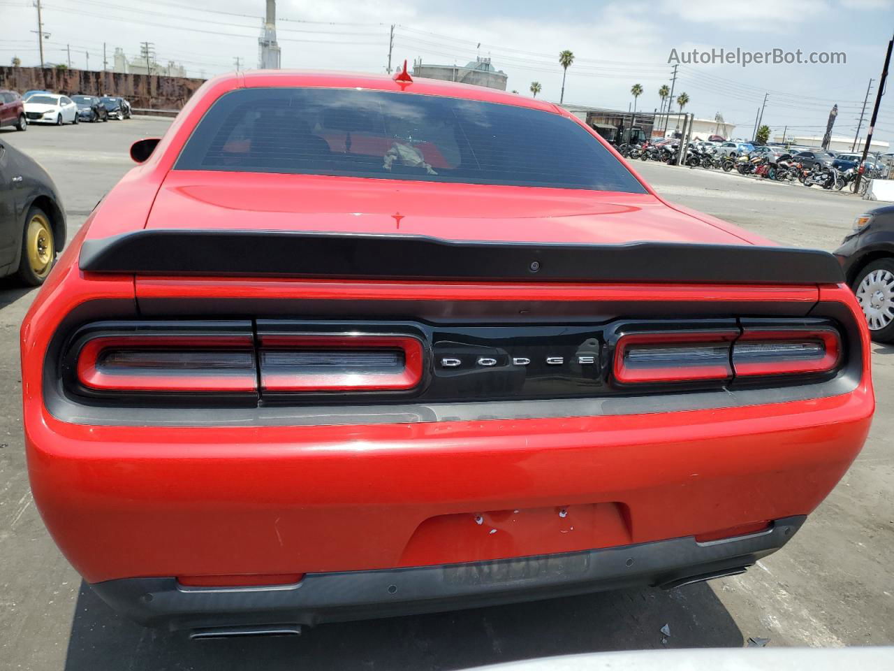 2018 Dodge Challenger R/t Red vin: 2C3CDZBT2JH116623