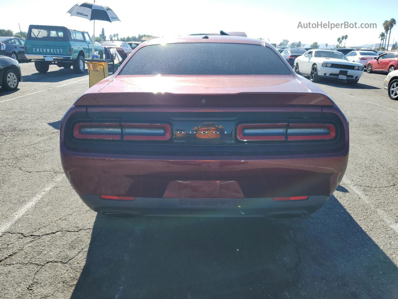 2018 Dodge Challenger R/t Maroon vin: 2C3CDZBT2JH225034