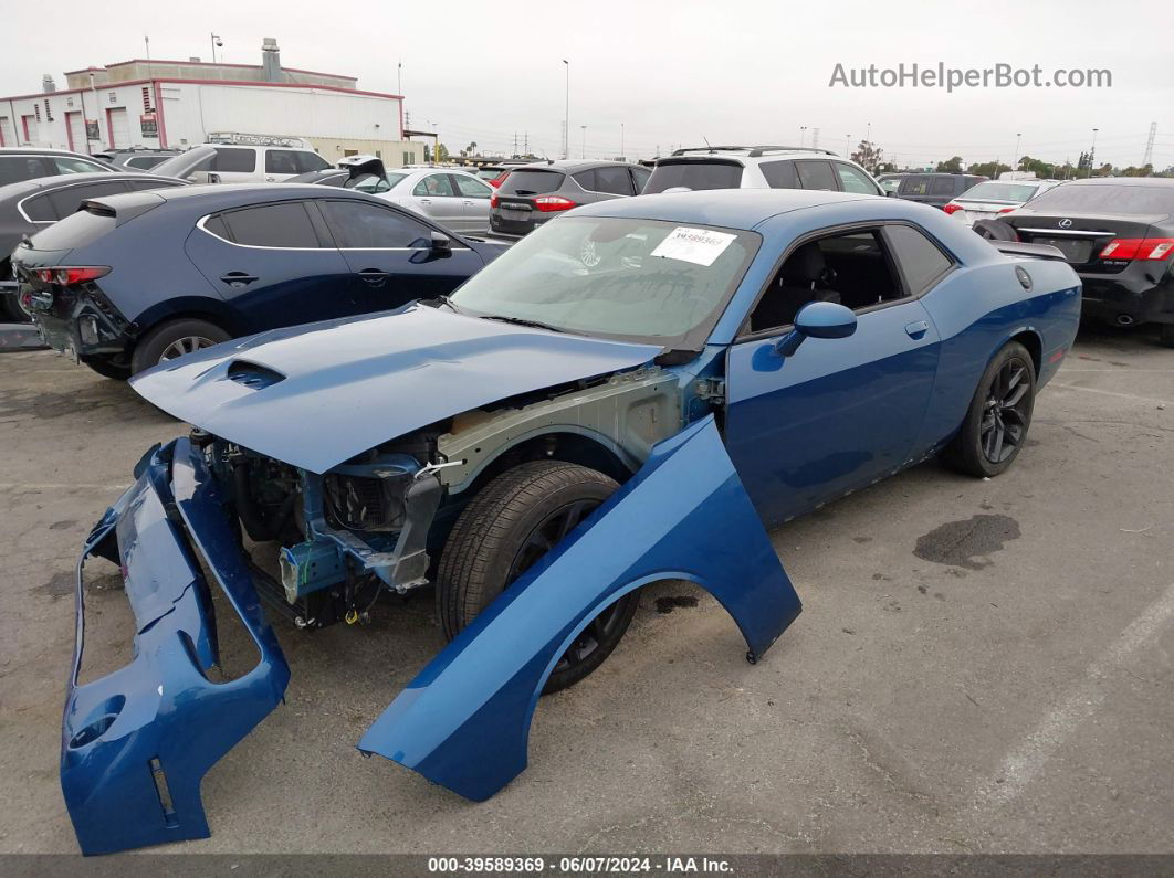 2022 Dodge Challenger R/t Blue vin: 2C3CDZBT2NH144427