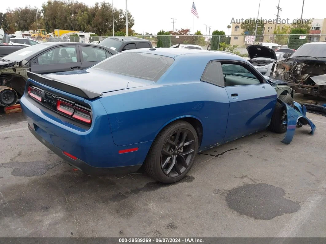 2022 Dodge Challenger R/t Blue vin: 2C3CDZBT2NH144427