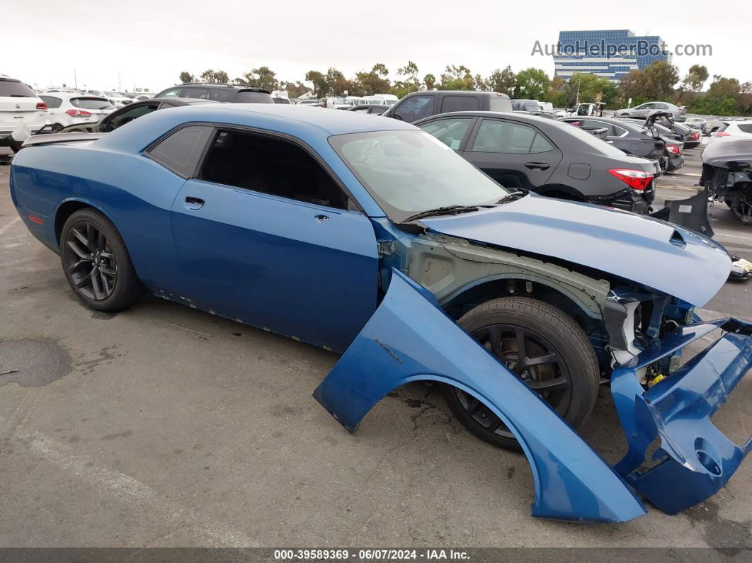 2022 Dodge Challenger R/t Blue vin: 2C3CDZBT2NH144427