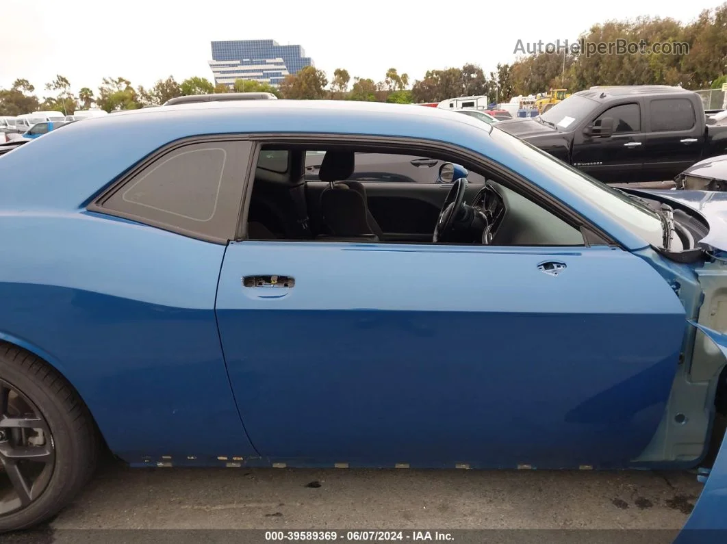 2022 Dodge Challenger R/t Blue vin: 2C3CDZBT2NH144427