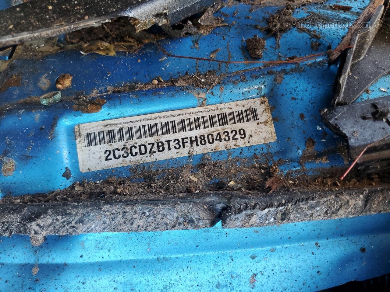 2015 Dodge Challenger Sxt Plus Синий vin: 2C3CDZBT3FH804329