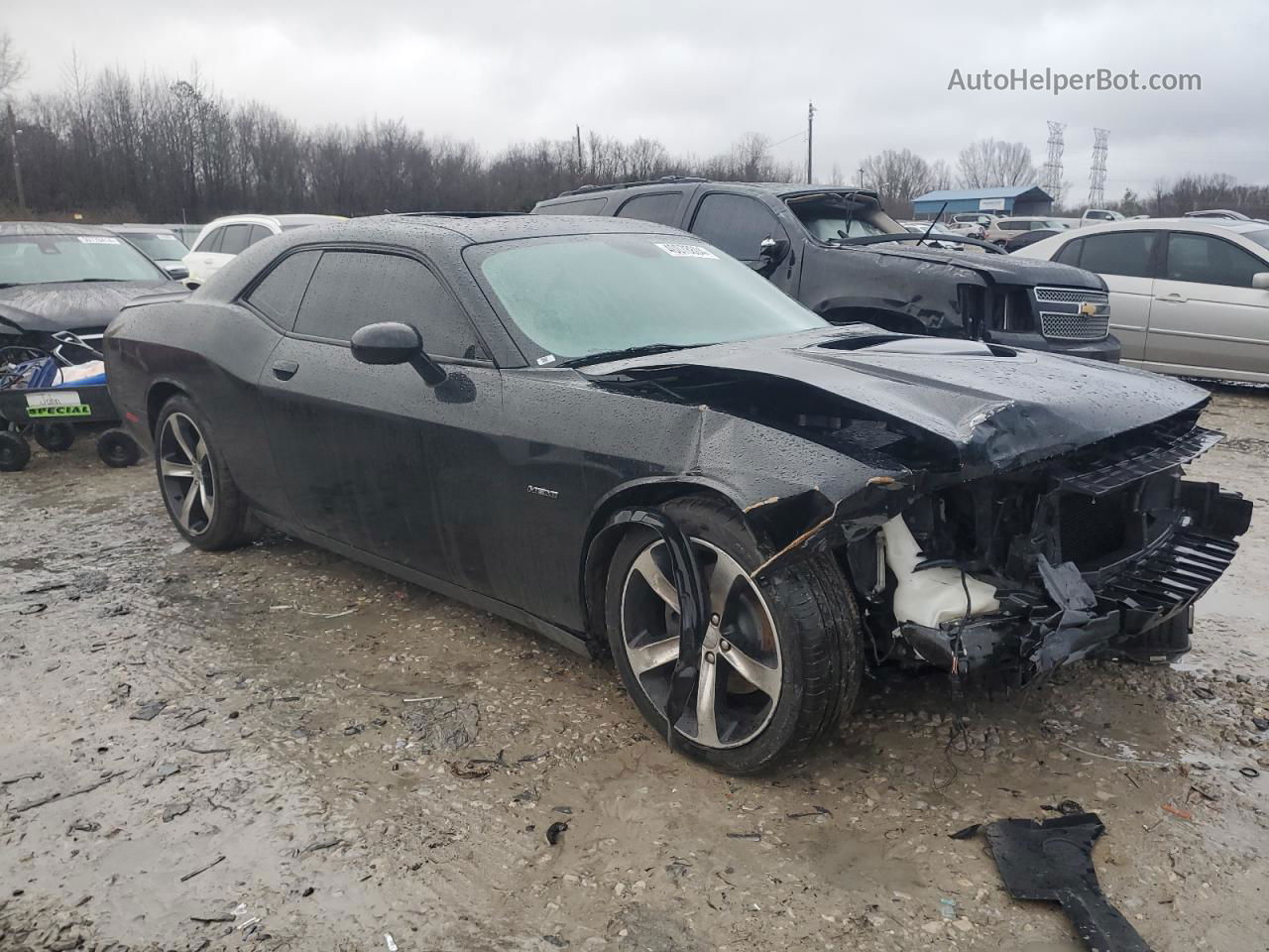 2015 Dodge Challenger Sxt Plus Черный vin: 2C3CDZBT3FH912921