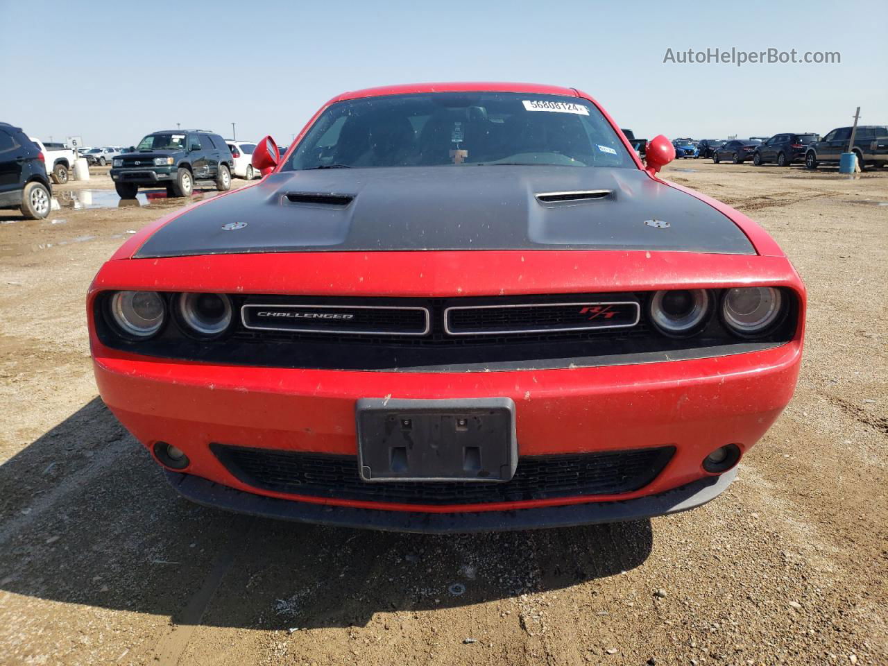 2016 Dodge Challenger R/t Red vin: 2C3CDZBT3GH101430