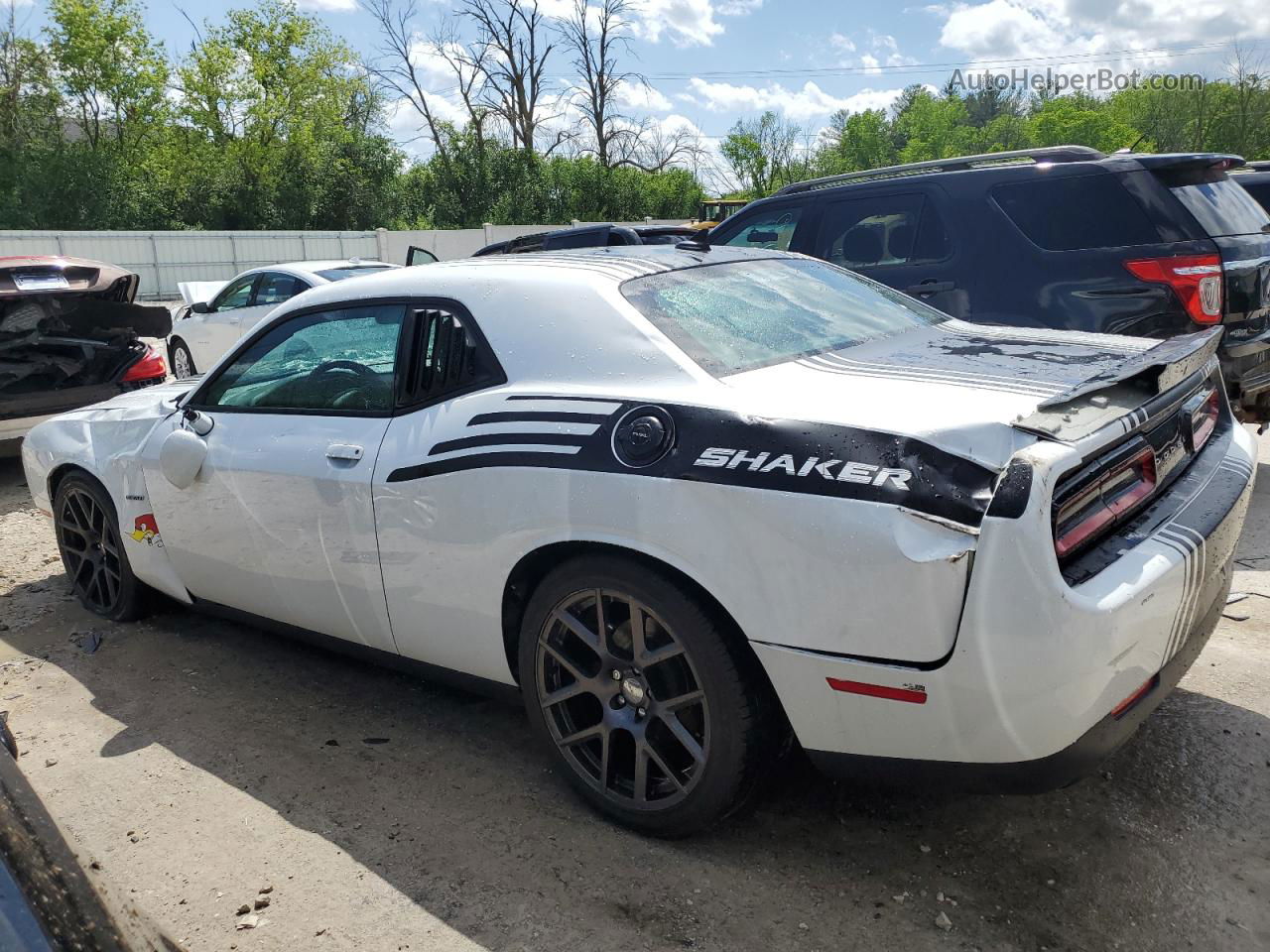 2016 Dodge Challenger R/t White vin: 2C3CDZBT3GH153611