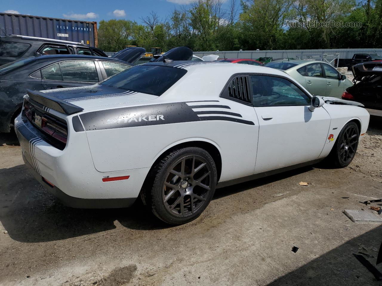 2016 Dodge Challenger R/t White vin: 2C3CDZBT3GH153611